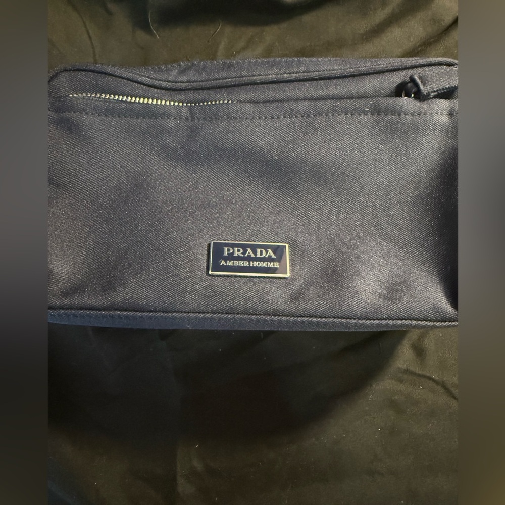 Prada Men's Dark Blue toiletry bag